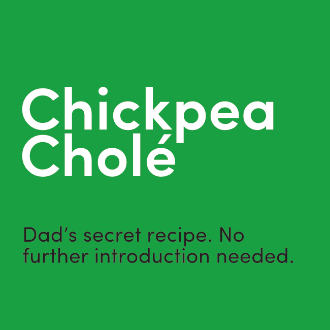 North Indian Chickpea Curry Spice Kit based on my Dad's secret recipe. Enough said!