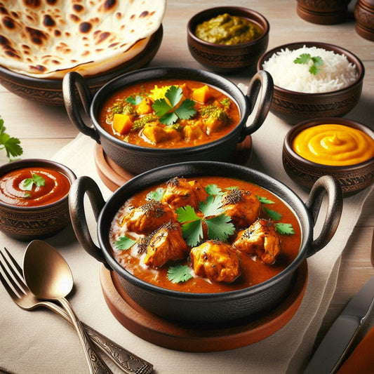 Balti Dishes Gift Set plus FREE Spice Kit