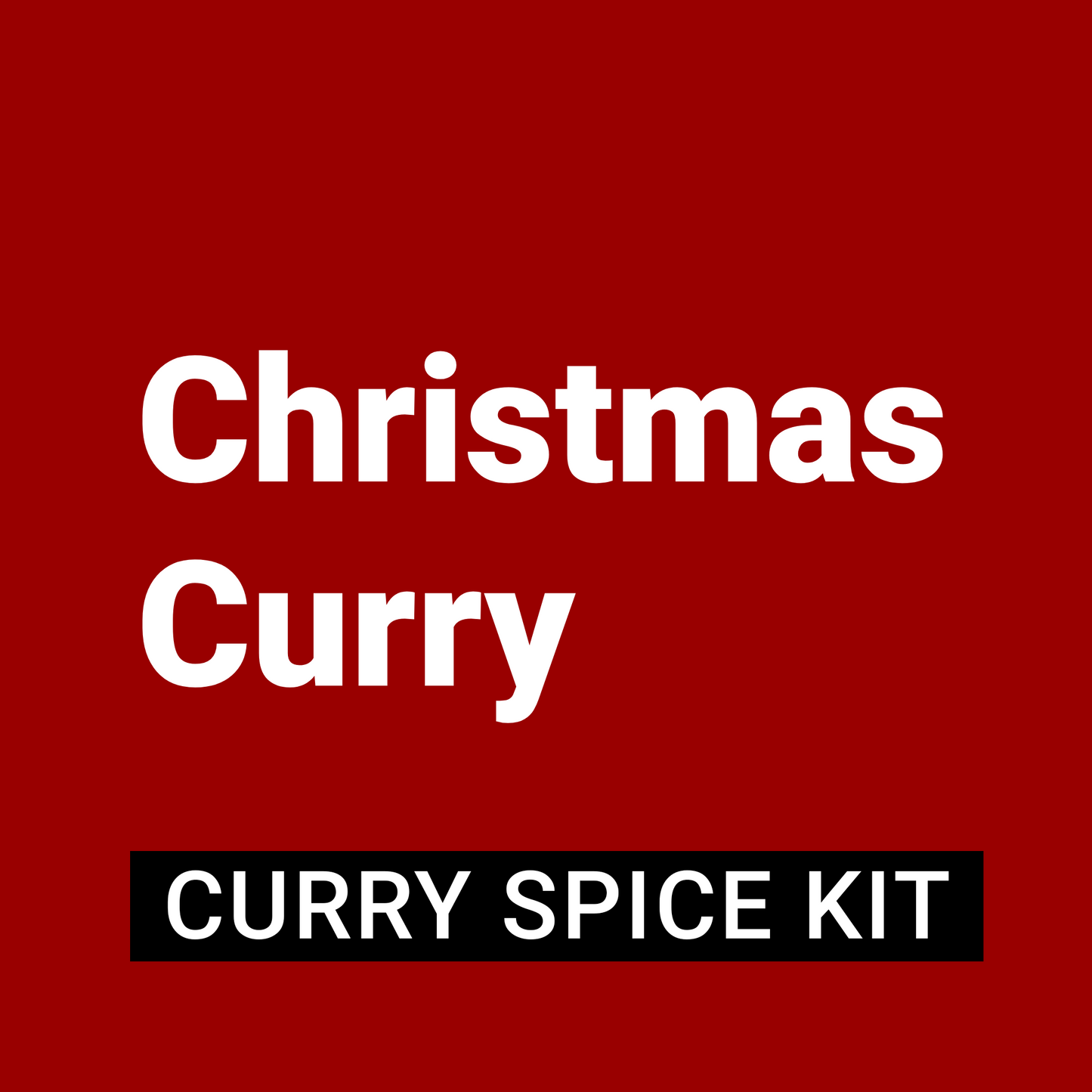 Christmas Curry Spice Kit - Limited Edition